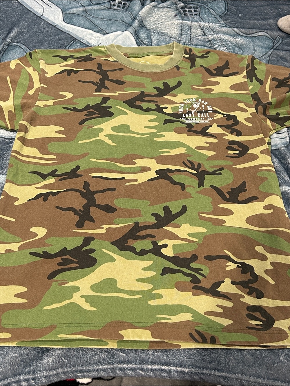 Camo Graphic Tee - Green/Brown